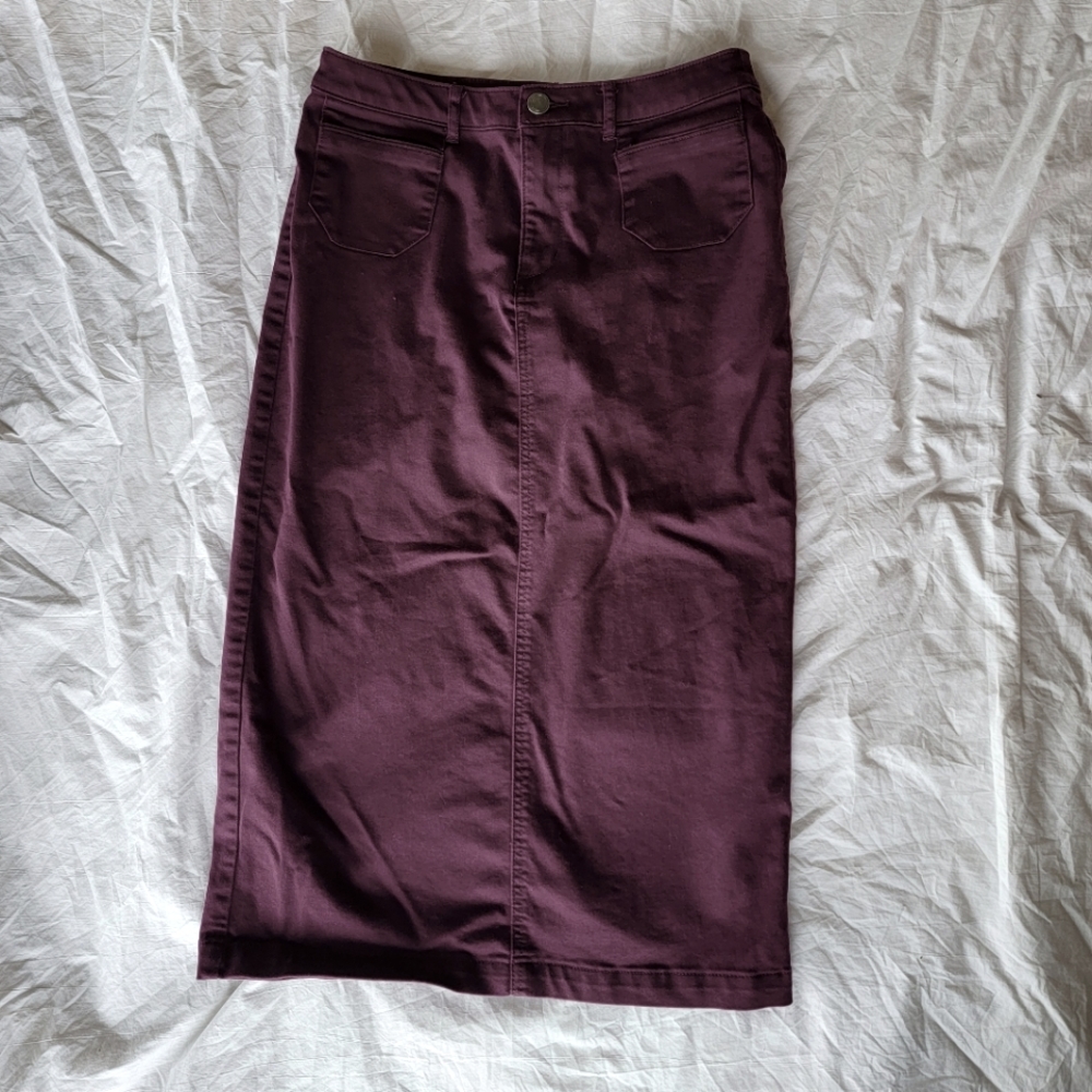 Christopher and Banks Denim Skirt